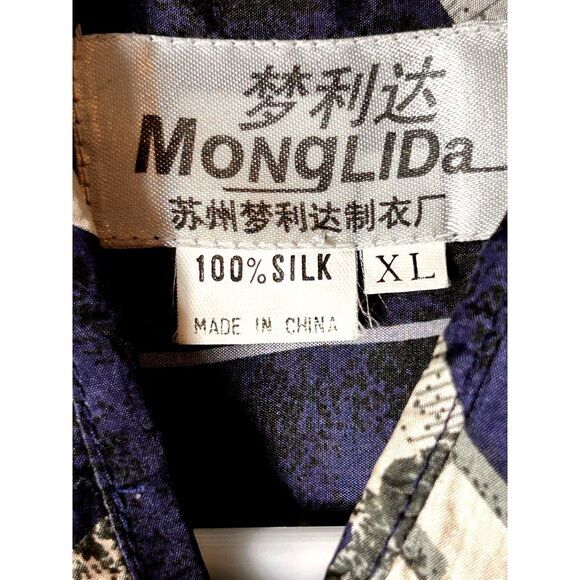 Cool Architect Roman‎ square compass  !00% Silk short Sleeve - Picture 4 of 4